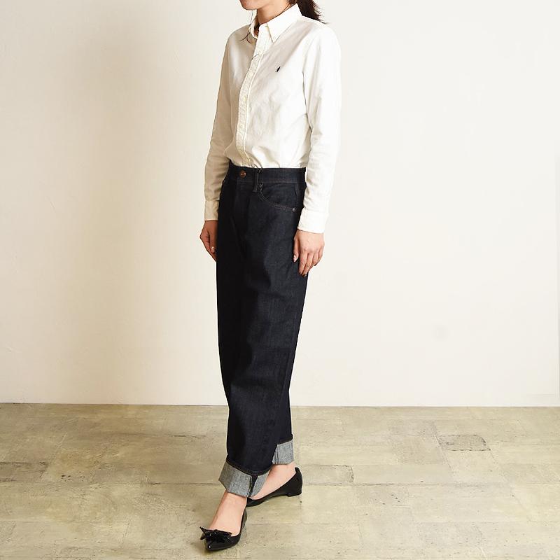 【新品未使用】BEAMS GOLF レディース ボタンダウンシャツ 長袖 SAX 新品】BEAMS GOLF ビームスゴルフ 82-12-2239-444 長袖シャツ ボタン