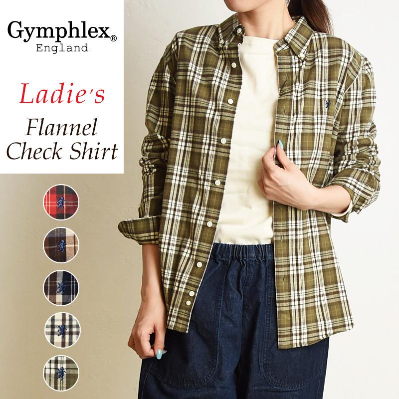 新色追加 Gymphlex ジムフレックス フランネル チェック ボタンダウンシャツ 長袖 レディース ビエラシャツ Gymphlex J 0872vhc J 0872vhc Geo Style ジェオスタイル 通販 Yahoo ショッピング