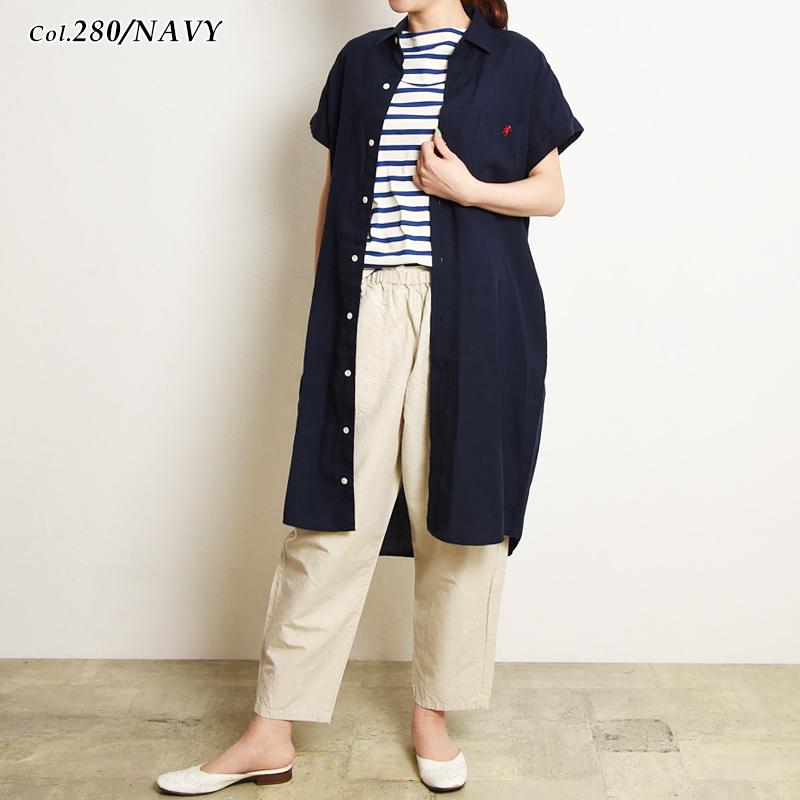 GYMPHLEX Gymphlex ジムフレックス リネン ドレスシャツ シャツ