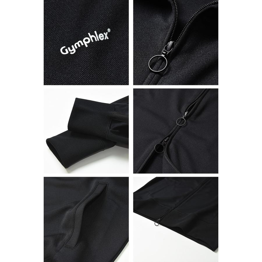 ジムフレックス Gymphlex 立衿 ジップジャケット レディース ジャージ トラックジャケット ブルゾン サイドライン おしゃれ J-1344 | GYMPHLEX | 07