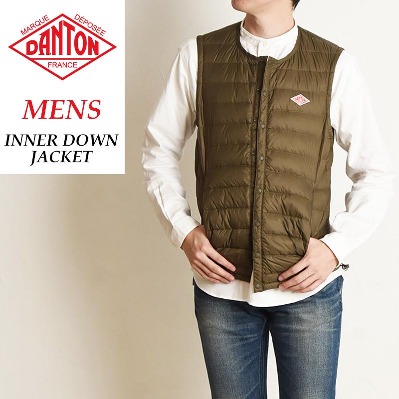 秋冬新作 ダントン Danton インナーダウン ベスト クルーネック メンズ ウォームビズ Jd 8752 Jd 8752 48 Geo Style ジェオスタイル 通販 Yahoo ショッピング