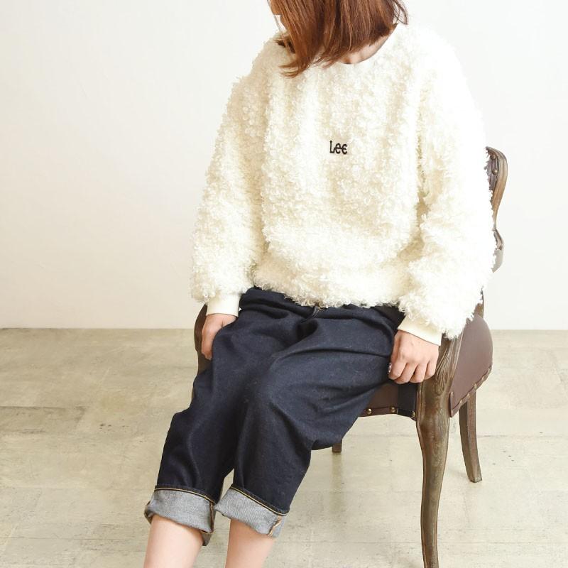 Lee（リー） プードルフリース 長袖 プルオーバー レディース もこもこ 