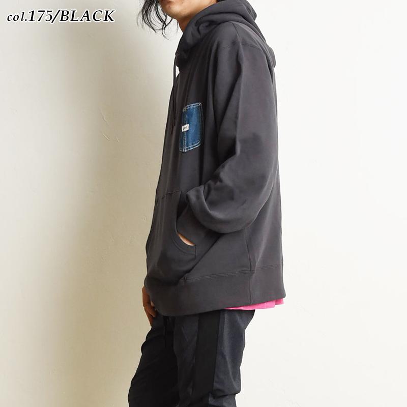 Lee（リー） デニムポケット スウェット パーカー メンズ ユニセックス