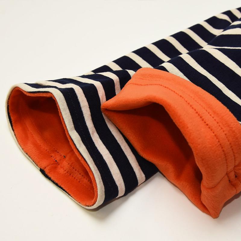 オーシバル　フリース ライニング コットンロード ボーダー バスクシャツ　赤 SALE20％OFF オーシバル オーチバル Orcival フリースライニング