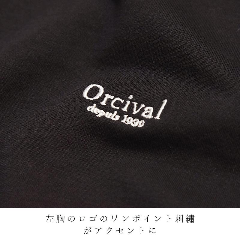 オーシバル オーチバル ORCIVAL カーディガン クルーネック レディース 綿 コットン ミニ裏起毛 薄手 ノーカラー 秋  黒 赤 緑 OR-C0382MFT | ORCIVAL | 14