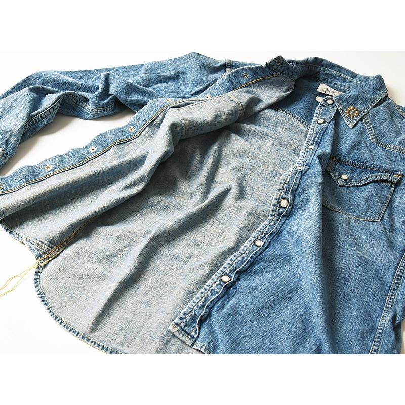 REMI RELIEF REMIRELIEF レミレリーフ デニムウエスタンシャツ