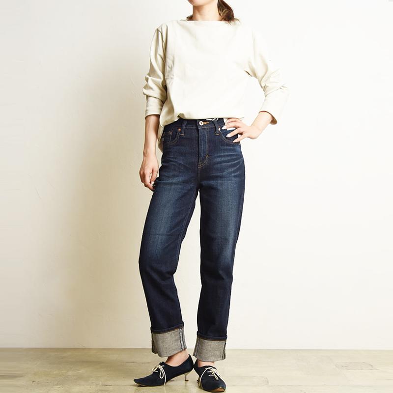 SOMETHING（サムシング） エルザ ストレート デニムパンツ レディース