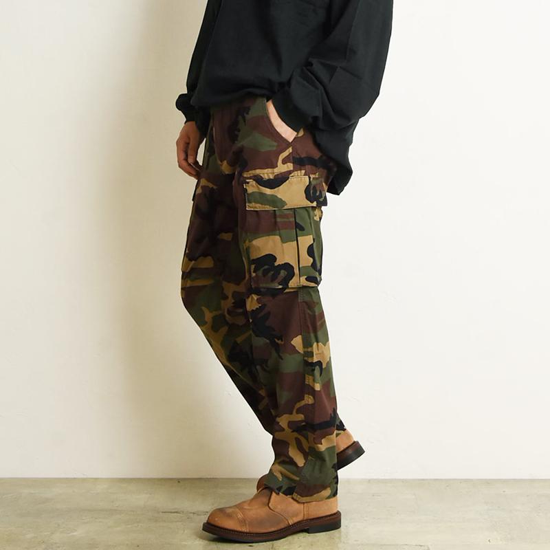 ALPHA カーゴパンツ マルチポケット 迷彩 ミリタリー ワイドストレート ALPHA カーゴパンツ マルチポケット 迷彩 ミリタリー ワイドストレート