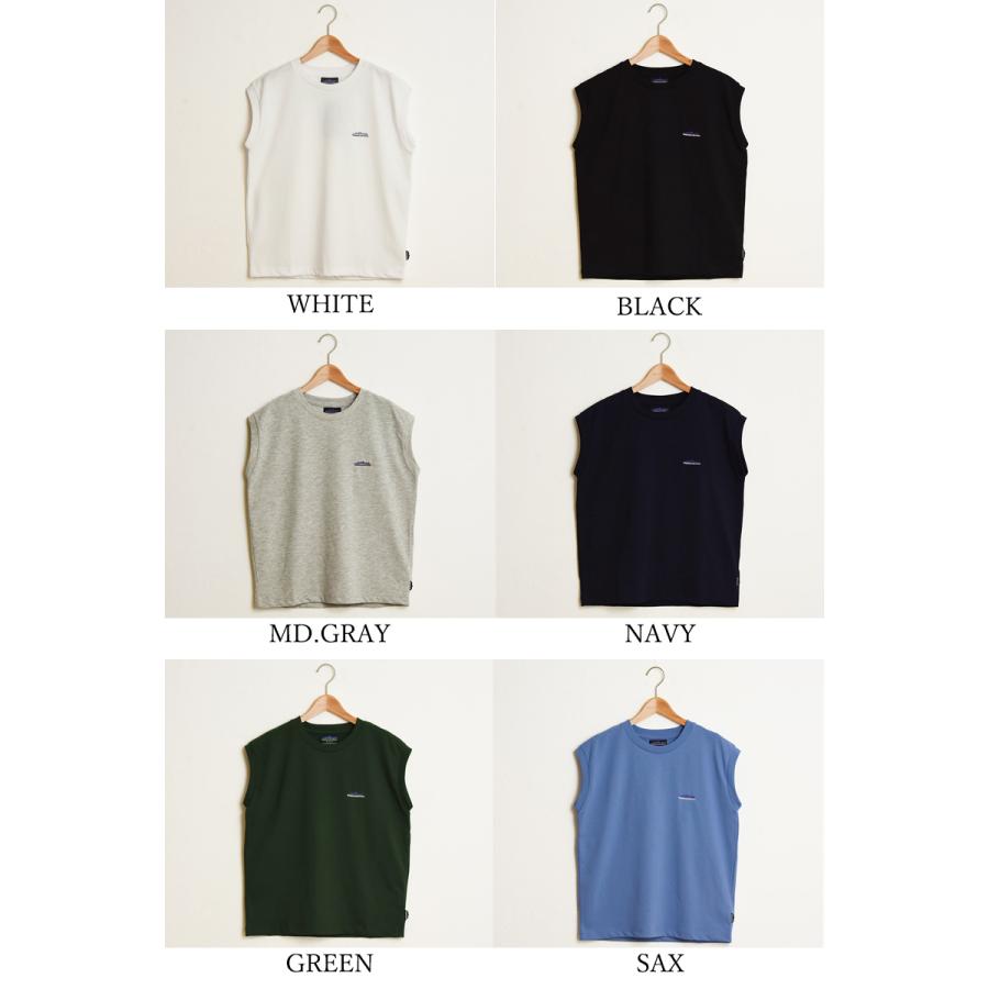 サウザンドマイル THOUSAND MILE  ワンポイント刺繍ロゴ フレンチスリーブ Tシャツ レディース TM251TC00292 | THOUSAND MILE | 06