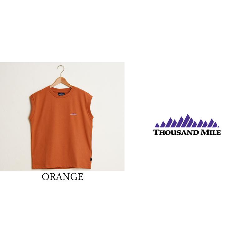 サウザンドマイル THOUSAND MILE  ワンポイント刺繍ロゴ フレンチスリーブ Tシャツ レディース TM251TC00292 | THOUSAND MILE | 07