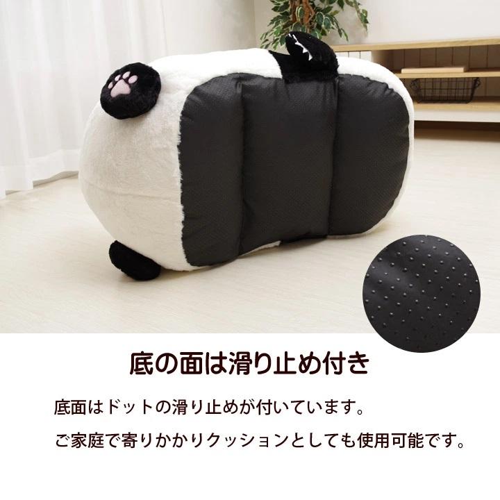 パンダ　寄りかかりクッション　８０ｃｍタイプ パンダ クッション ぬいぐるみ 寄りかかり ベッド : ウオモアラモーダ