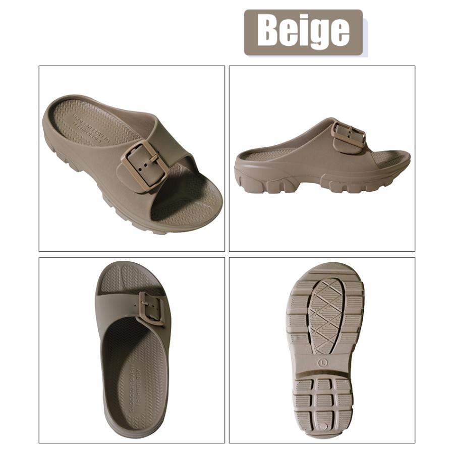Chrisandra サンダル メンズ 厚底 リカバリーサンダル スポーツ