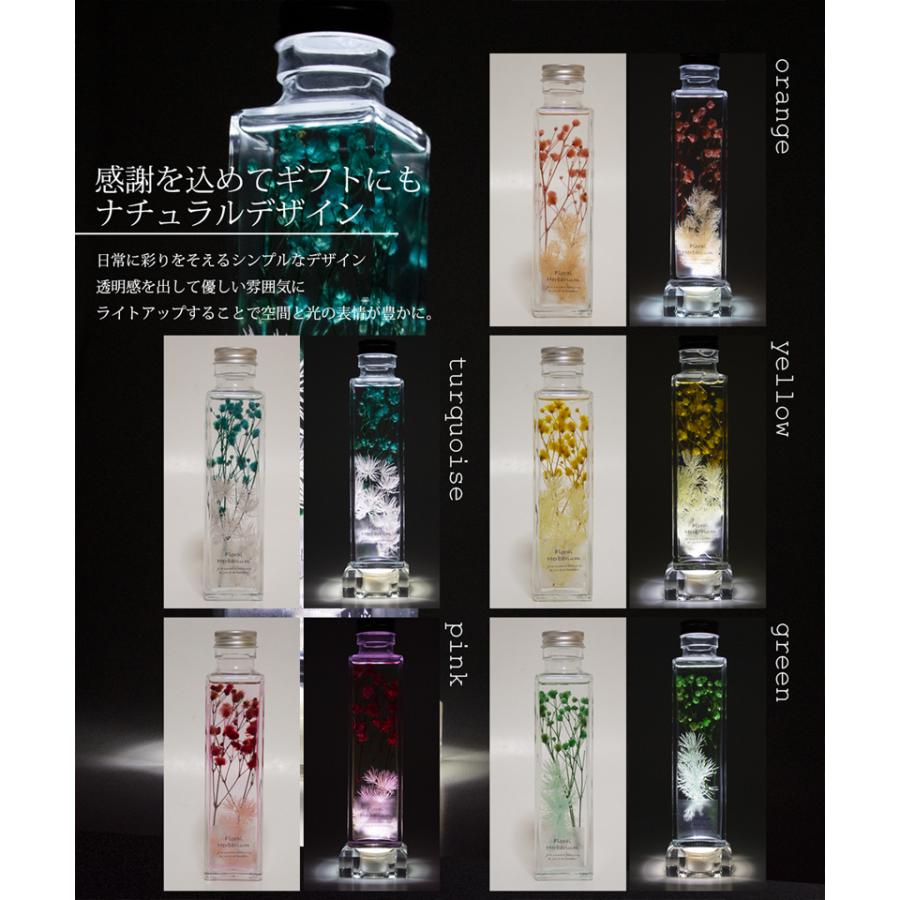 ハーバリウム 瓶 プリザーブドフラワー LED ライト 付き ハーバリウム 瓶 プリザーブドフラワー LED ライト 付き