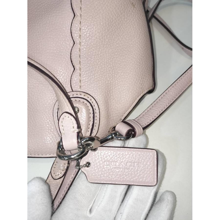 【中古品】コーチ COACH ショルダーバッグピンク PINK｜gerberayachiyo｜09