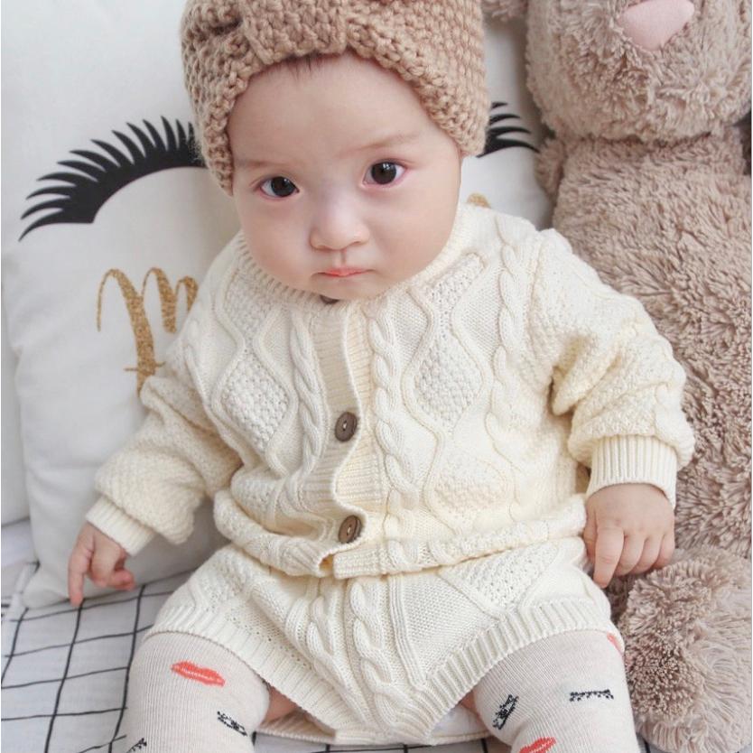 ベビー服 男の子 女の子 セットアップ 60 70 80 90 ニット