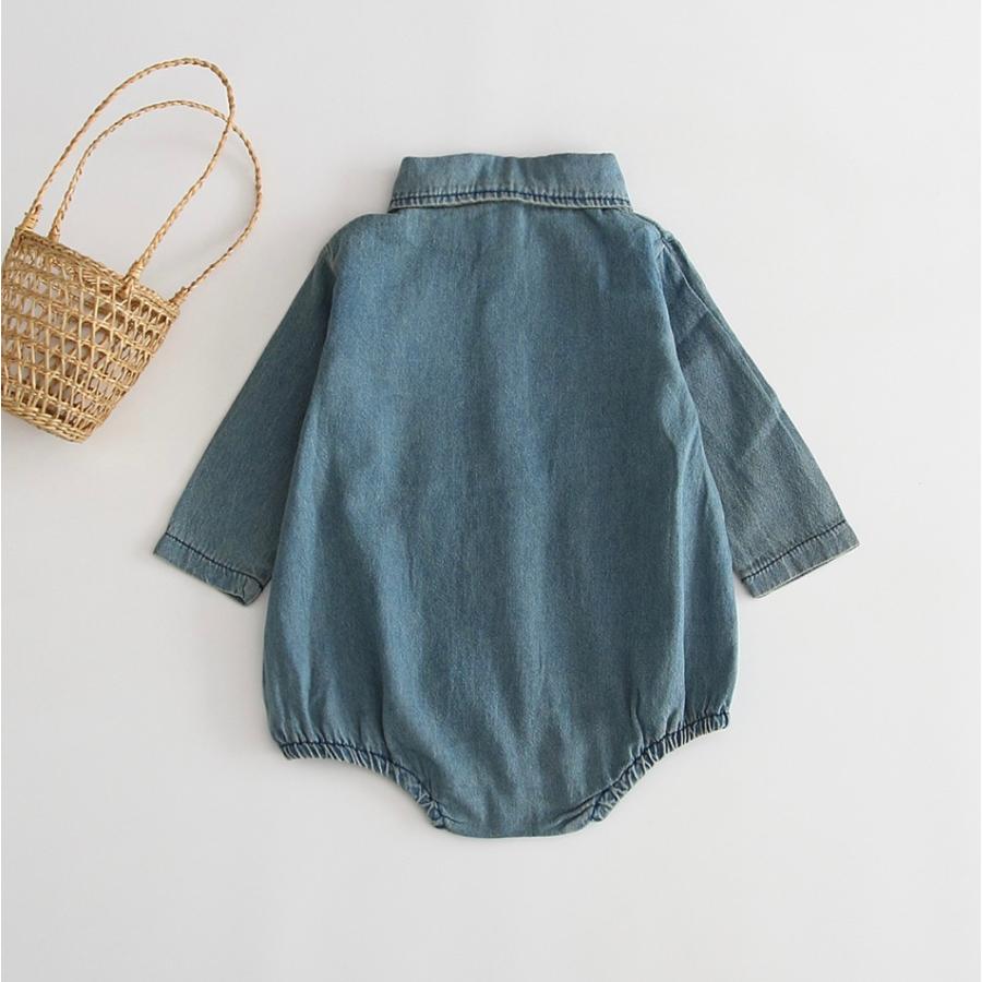 ロンパース 女の子 男の子 デニム 長袖 60 70 80 90 ベビー服 かわいい おしゃれ 海外子供服 韓国子供服 G0974 Germeyshop 通販 Yahoo ショッピング