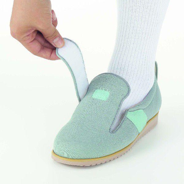 介護靴 ケアシューズあゆみ AYUMI ダブルマジック2 3E 1017 : 靴と靴下