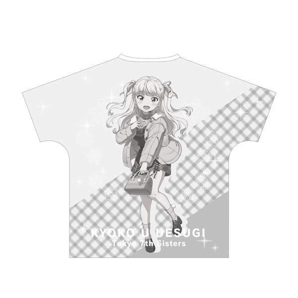 Tokyo 7th シスターズ 描き下ろしイラスト 上杉 ウエバス キョーコ 冬のデート服ver フルグラフィックtシャツユニセックス S Getchu Com 通販 Yahoo ショッピング