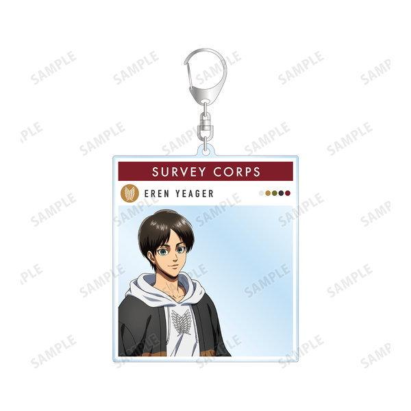 進撃の巨人 描き下ろしイラスト エレン シミラールックver. フォトフレーム風BIGアクリルキーホルダー | 