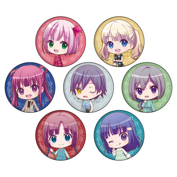 ららマジ 缶バッジ 16 セミフォーマルVer. BOX2 ミニキャラ（1BOX） | 