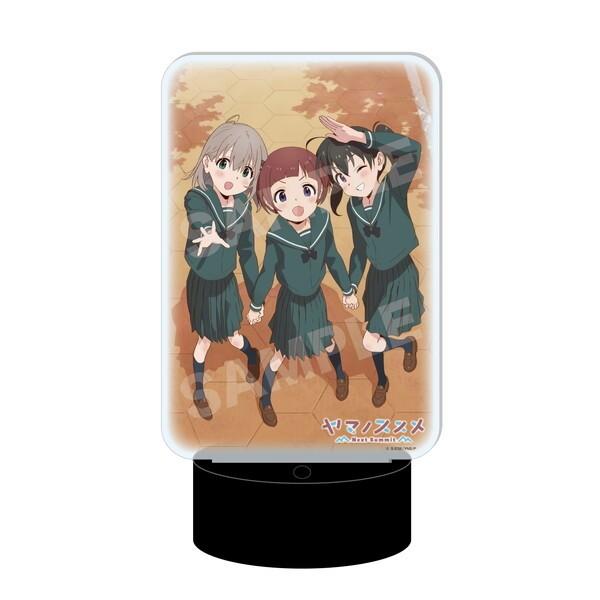 ヤマノススメ Next Summit LEDビッグアクリルスタンド あおい&ひなた&小春 | 