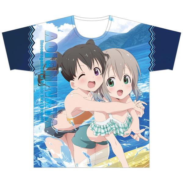 ヤマノススメ Next Summit フルグラフィックTシャツ あおい&ひなた M | 