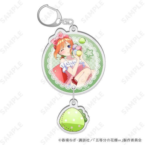 五等分の花嫁∽ ルームウェア 2連アクリルキーホルダー 4.四葉 | 