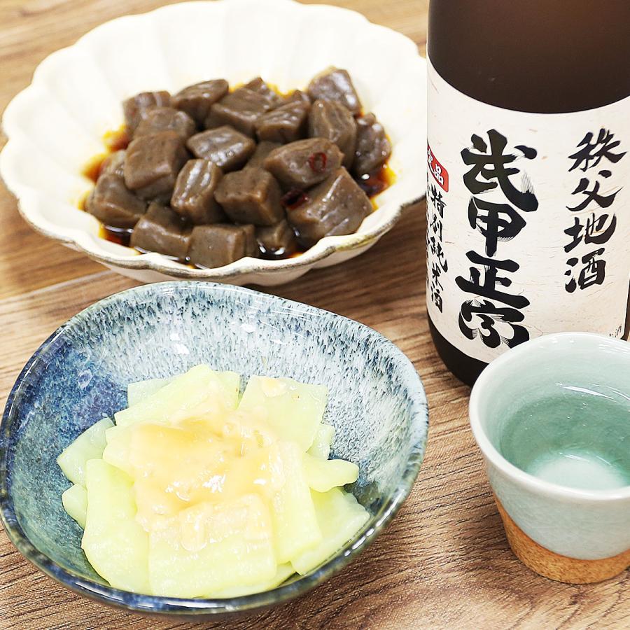 お取り寄せ グルメ ギフト ちちぶで乾杯セット 武甲正宗特別純米酒 無濾過原酒とピリ辛こんにゃく&ゆず入さしみ蒟蒻