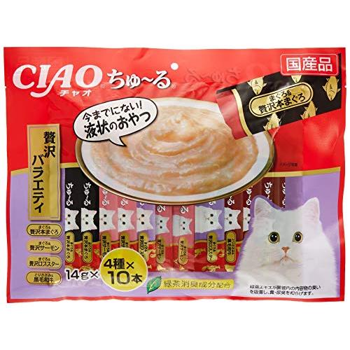 チャオ CIAO 猫用おやつ 超格安一点 ちゅ~る 贅沢バラエティ ちゅーる 14g×40本入 お歳暮 ちゃお ちゅ〜る