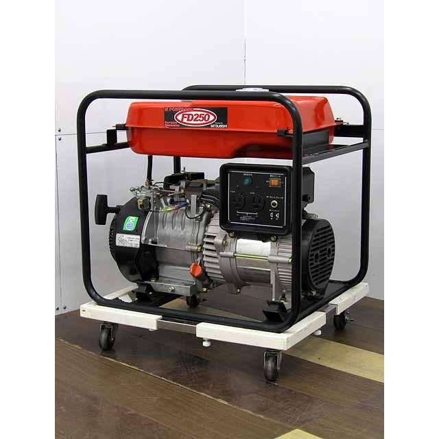 ミツビシ ガソリンエンジン式発電機 FD250 三菱エンジン GM182P ミツビシ ガソリンエンジン式発電機 FD250 三菱エンジン GM182P