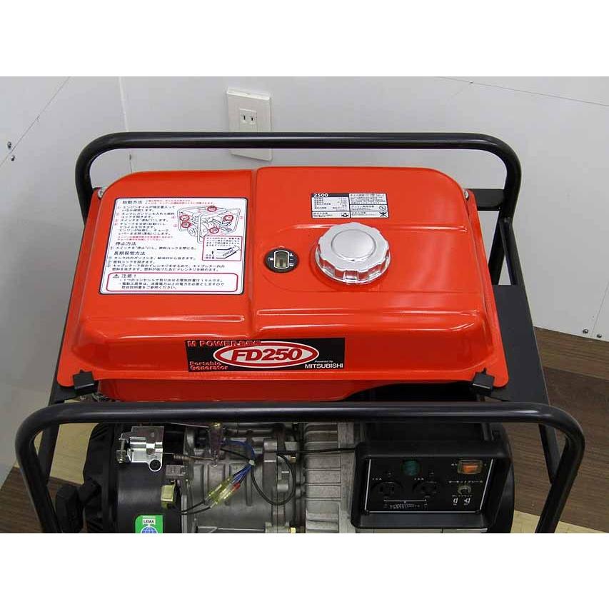 KONG 2500M 発電機 MITSUBISHI製 三菱 100V ガソリンエンジン発電機 2500M 60Hz/KONG