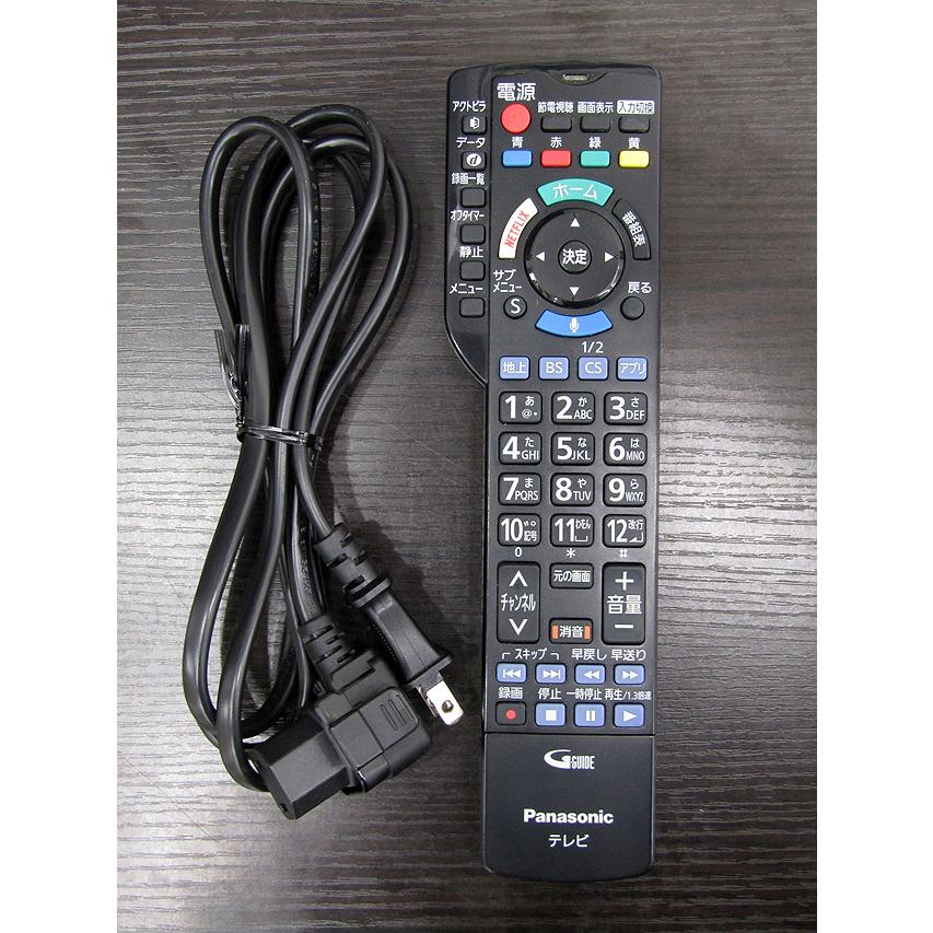 中古 保証付き ケーブルおまけ 液晶テレビ パナソニック ビエラ TH-55CX800N 2016年製 55V型 外付けHDD 録画対応 4K対応 ブラック | VIERA | 08