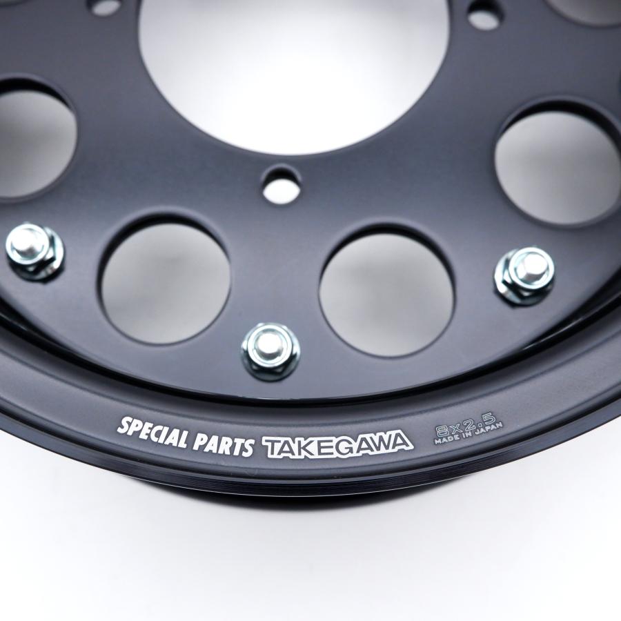 モンキーゴリラ　アルミホイール　タケガワ　8インチ　２本セット Webike | SP武川 SPタケガワ 8インチアルミホイール(3.5J) ゴリラ(06