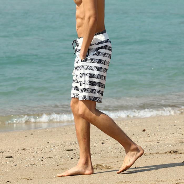 メンズ水着 ストレッチ ボードショーツ サーフパンツ トランクス 水着