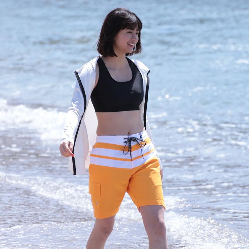 レディース サーフパンツ 水着 ボードショーツ 体型カバー