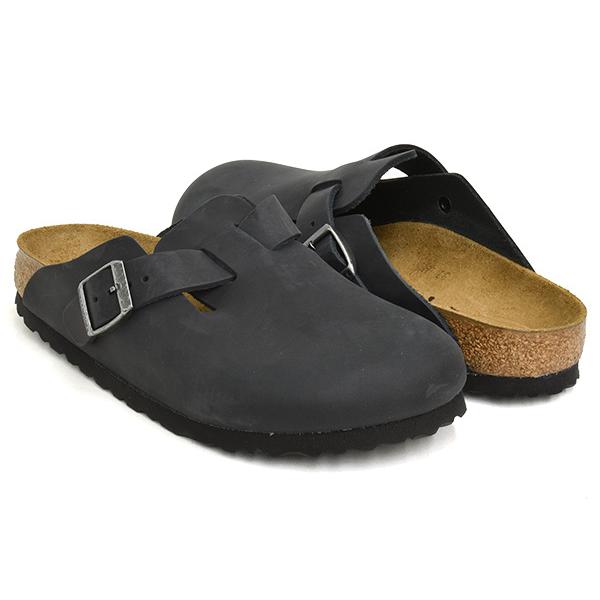 [1/3 20:00〜★新春フェア開催] BIRKENSTOCK BOSTON 【ビルケンシュトック ボストン】 BLACK / OILED LEATHER | BIRKENSTOCK