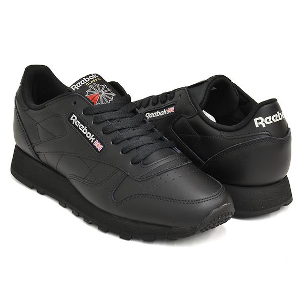 Reebok CLASSIC LEATHER 【リーボック クラシック レザー CL LTHR】 CBLACK / CBLACK / PUGRY5 | Reebok