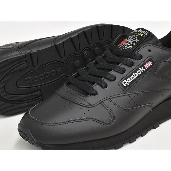 Reebok CLASSIC LEATHER 【リーボック クラシック レザー CL LTHR】 CBLACK / CBLACK / PUGRY5 | Reebok | 02