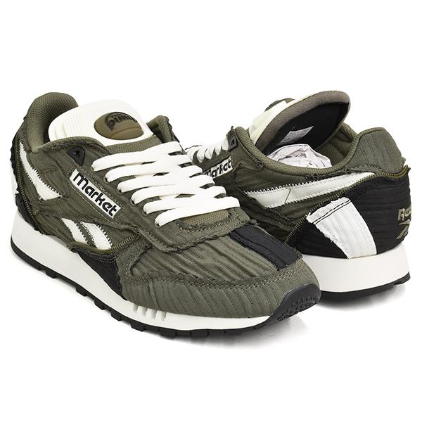 Reebok CLASSIC LEATHER PUMP ''MARKET'' 【リーボック クラシック レザー ポンプ】 ARMGRN / CBLACK / CHALK | Reebok