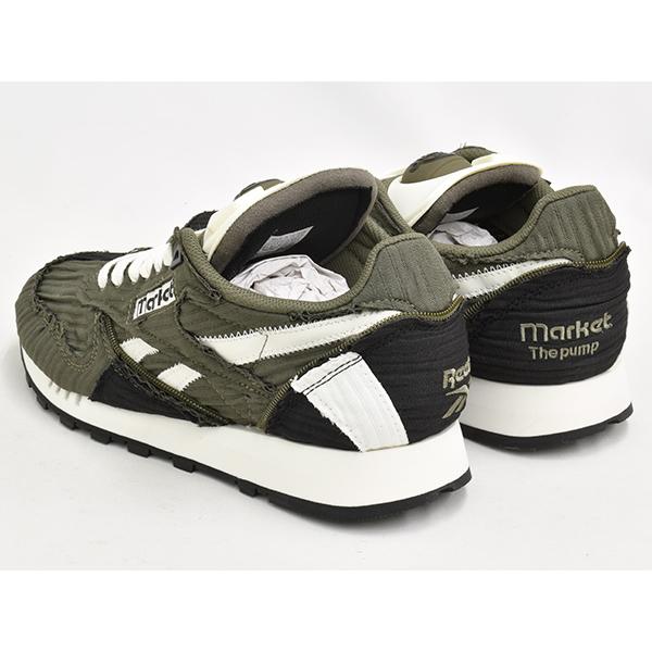 Reebok CLASSIC LEATHER PUMP ''MARKET'' 【リーボック クラシック レザー ポンプ】 ARMGRN / CBLACK / CHALK | Reebok | 01