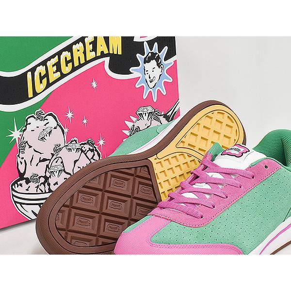 [現価格での販売は7/13 2:00まで]Reebok BOARD FLIP ''WATERMELON'' 【リーボック ボードフリップ】  GREEN / PINK / WHITE | CONVERSE SKATEBOARDING | 02