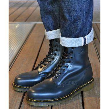 dr martens 1460 navy smooth