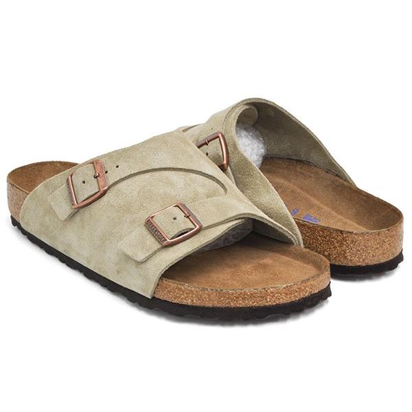 BIRKENSTOCK Zurich SOFT FOOTBED 【ビルケンシュトック チューリッヒ】 【ソフトフットベッド レギュラー ナロー 普通幅 細幅】 TAUPE SUEDE｜gettry