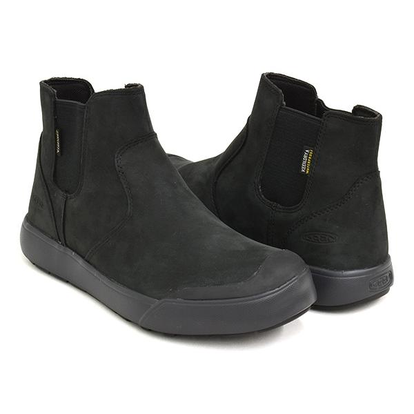 KEEN WOMEN ELENA CHELSEA WP 【キーン エレナ チェルシー ウォータープルーフ】 TRIPLE BLACK
