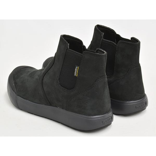 KEEN WOMEN ELENA CHELSEA WP 【キーン エレナ チェルシー ウォータープルーフ】 TRIPLE BLACK