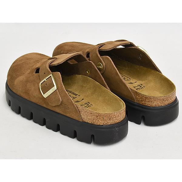 [1/3 20:00〜★新春フェア開催]BIRKENSTOCK BOSTON PAP CHUNKY 【ビルケンシュトック ボストン チャンキー】 DARK TEA / BLACK / SUEDE LEATHER | BIRKENSTOCK | 01