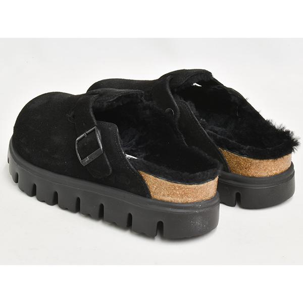 BIRKENSTOCK BOSTON CHUNKY SHEARLING 【ビルケンシュトック ボストン チャンキー シアリング】 BLACK / SUEDE LEATHER / FUR | BIRKENSTOCK | 01