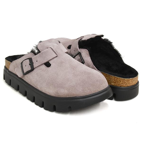 [現価格での販売は9/7 0:00まで]BIRKENSTOCK BOSTON CHUNKY SHEARLING 【ビルケンシュトック ボストン チャンキー】 FADED PURPLE / SUEDE LEATHER / FUR | BIRKENSTOCK