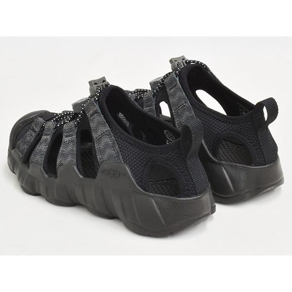KEEN YOUTH HYPERPORT H2 【キーン ユース ハイパーポート エイチツー】  BLACK / STEEL GREYの画像