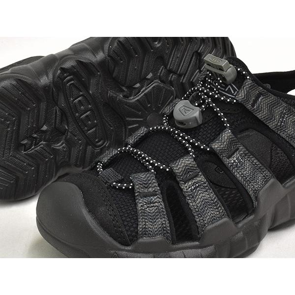 KEEN YOUTH HYPERPORT H2 【キーン ユース ハイパーポート エイチツー】  BLACK / STEEL GREYの画像
